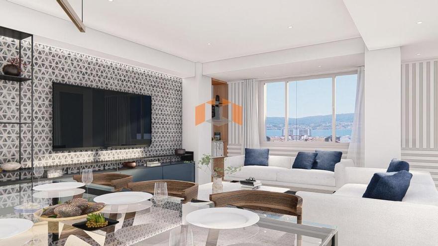 Oportunidad inmobiliaria irrepetible: uno de los pisos más bonitos de Vigo con espectacular bajada de precio