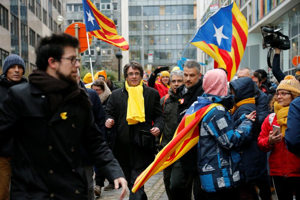 Manifestació independentista a Brussel·les