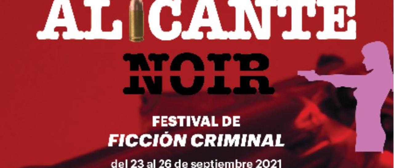 Cartel de la primera edición de Alicante Noir