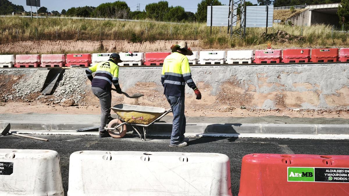Obres al nou polígon del Pont Nou de Manrea