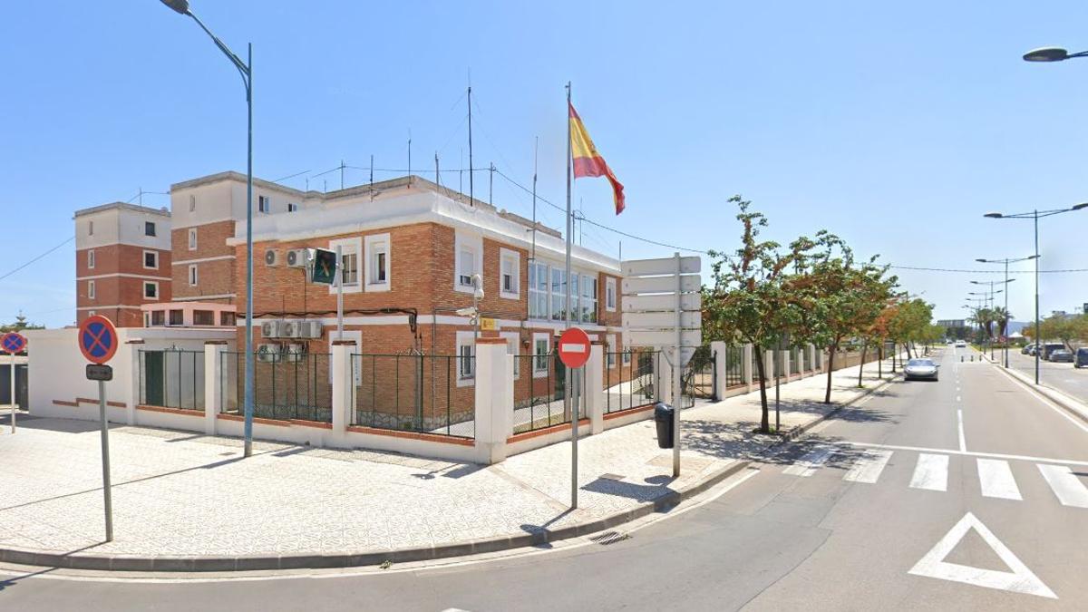 Imagen del cuartel de la Guardia Civil de Vinaròs, donde se investigaron los hechos.