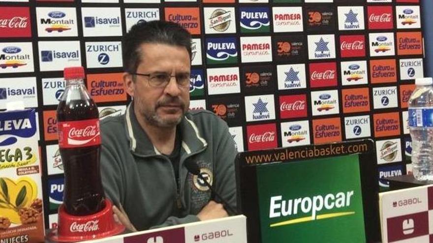 Pedro Martínez, en la rueda de prensa de este viernes.