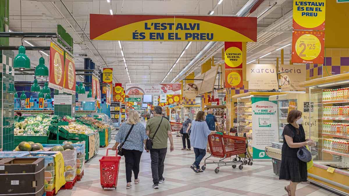 Supermercado Alcampo en el centro comercial Diagonal Mar