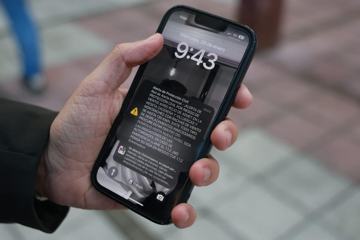 La alerta que ha llegado a todos los teléfonos.