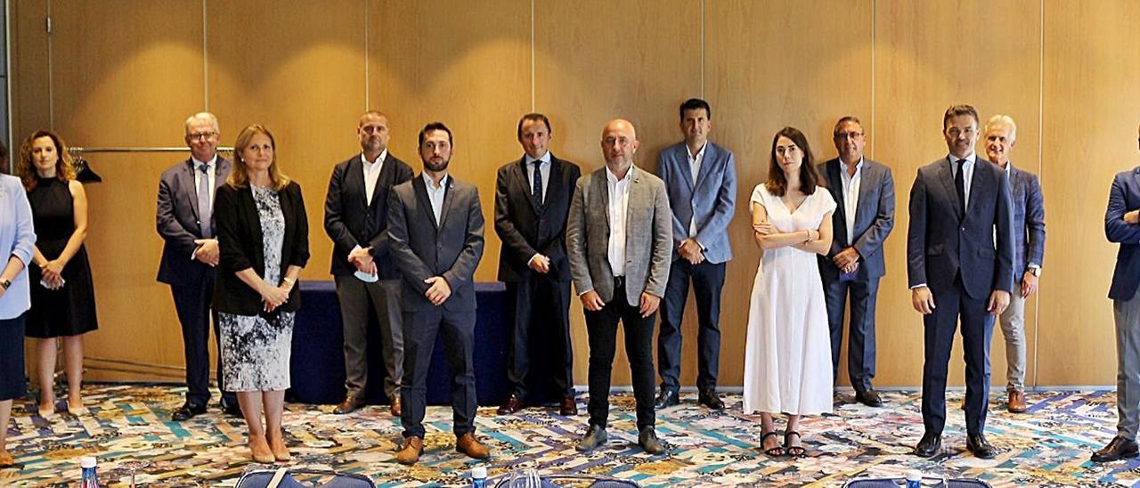 Representantes del Cercle Agroalimentari de la C. Valenciana, en una imagen reciente. | LEVANTE-EMV