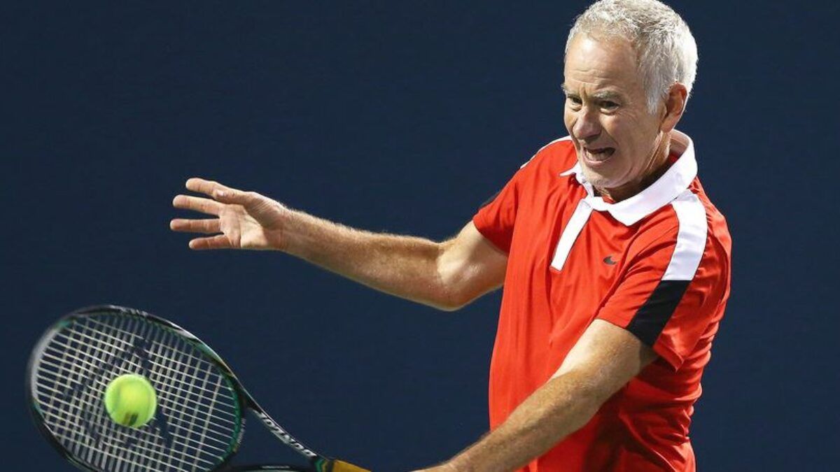 John McEnroe a sí mismo cuando era joven gracias a una potente IA