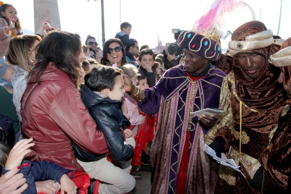 Los Reyes Magos desembarcan en Cartagena