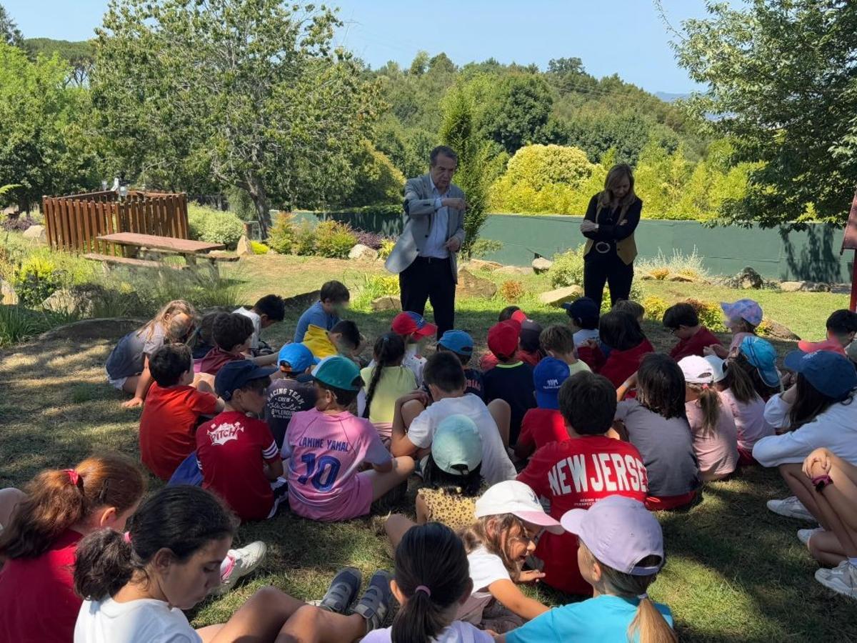 El alcalde, en una jornada con niños en VigoNature.