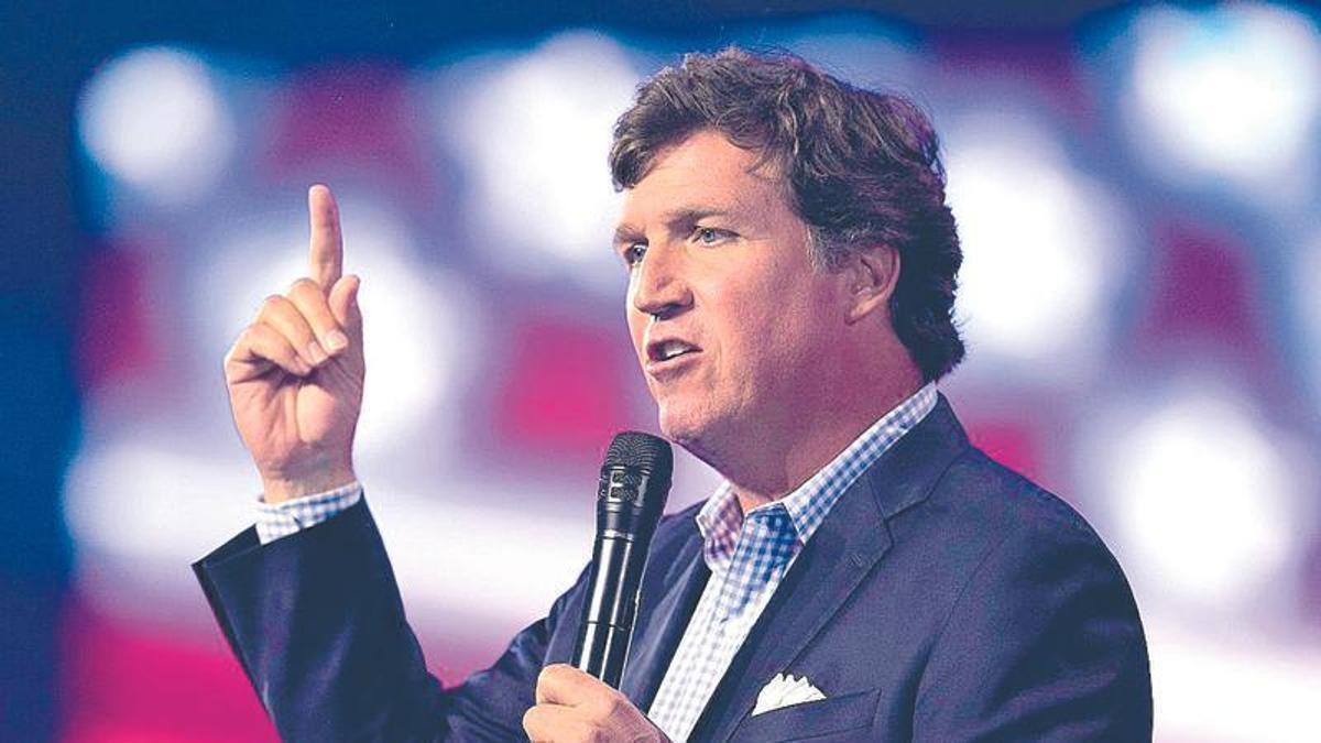 El expresentador  de Fox News Tucker Carlson.