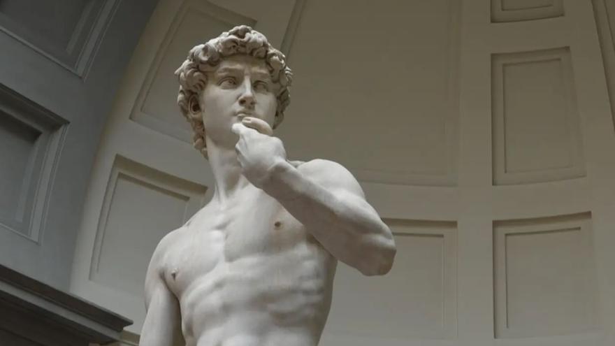 El oro olímpico que es el David de Miguel Ángel en carne y hueso