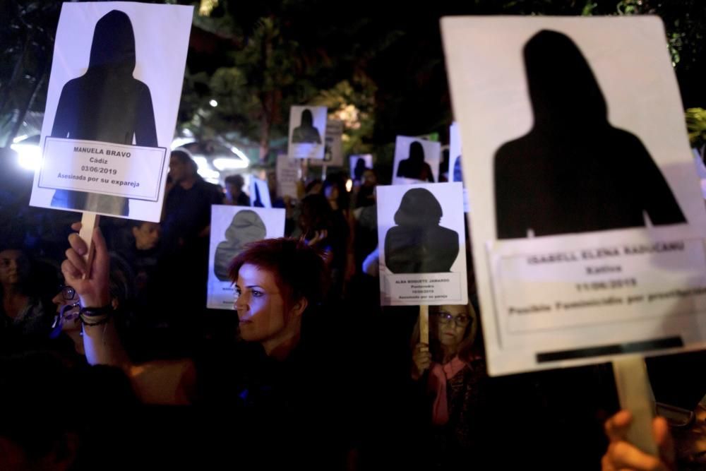 Manifestación contra la violencia machista