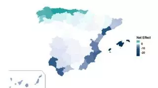 Baleares perderá hasta el 27% del turismo por el cambio climático y Asturias ganará un 7%