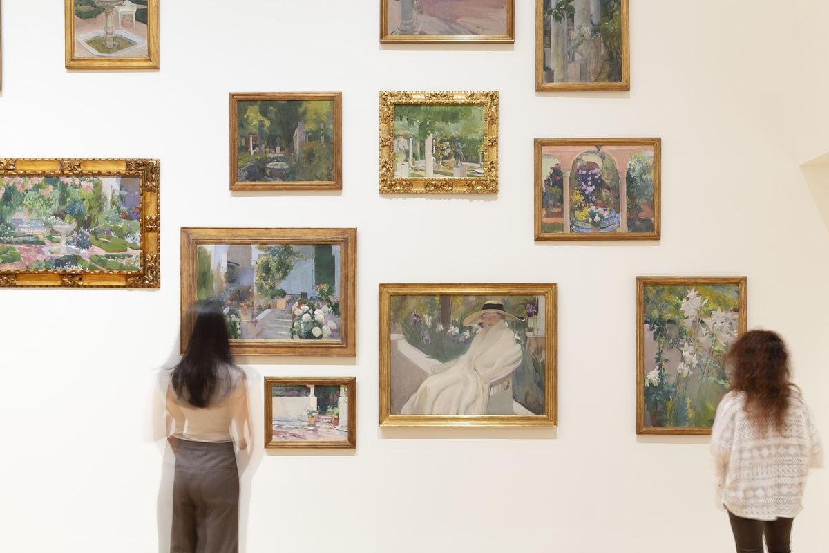 'Tras la casa del artista' es la primera exposición que acoge la ampliación del Sorolla.