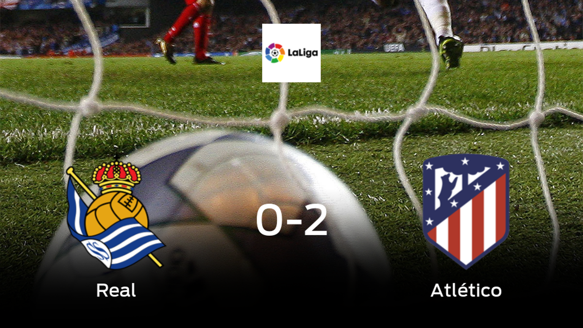 El Atlético de Madrid se lleva el triunfo tras derrotar 0-2 a la Real Sociedad
