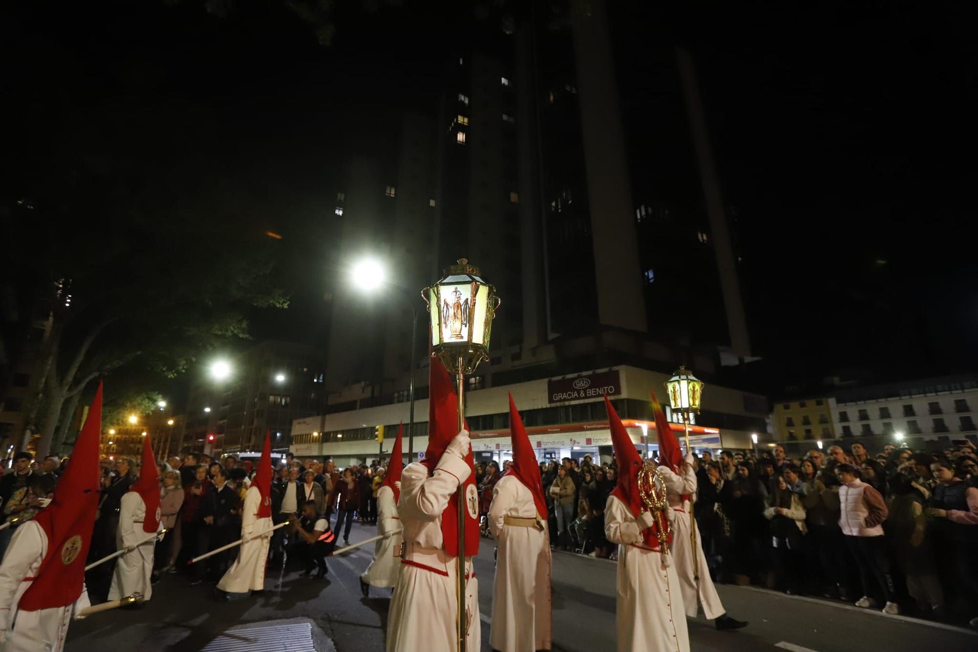 En imágenes | Procesiones del Jueves Santo en Zaragoza