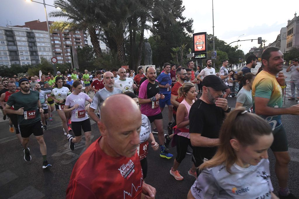 Carrera nocturna de Murcia, en imágenes