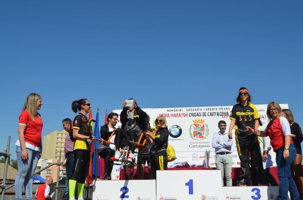 Ganadores de la Media Maratón de Cartagena