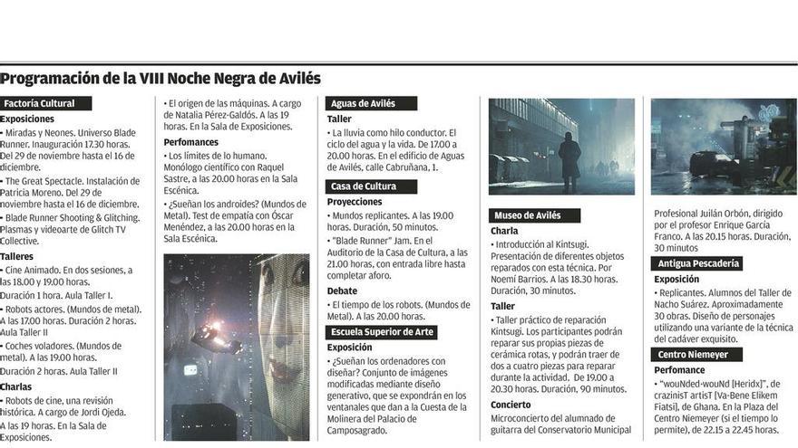 &quot;Blade Runner&quot; y la robótica serán los platos fuertes de la Noche Negra