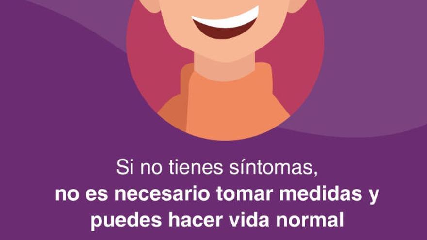 Una de las imágenes utilizadas en el comunicado de la Consejería de Sanidad.