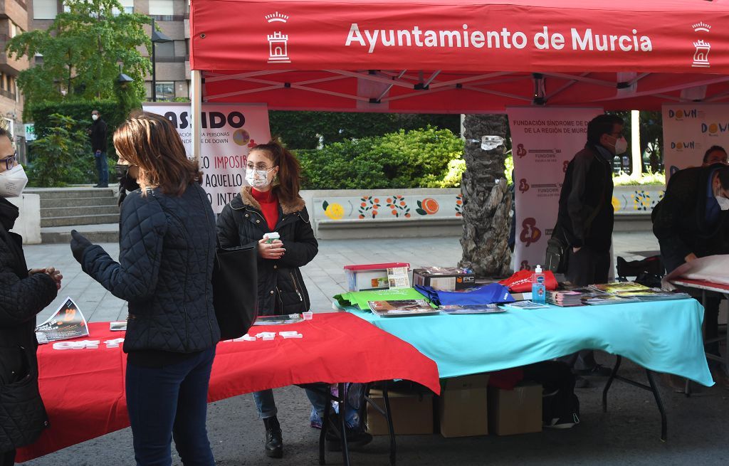 Puesto en la Gran Vía de Murcia