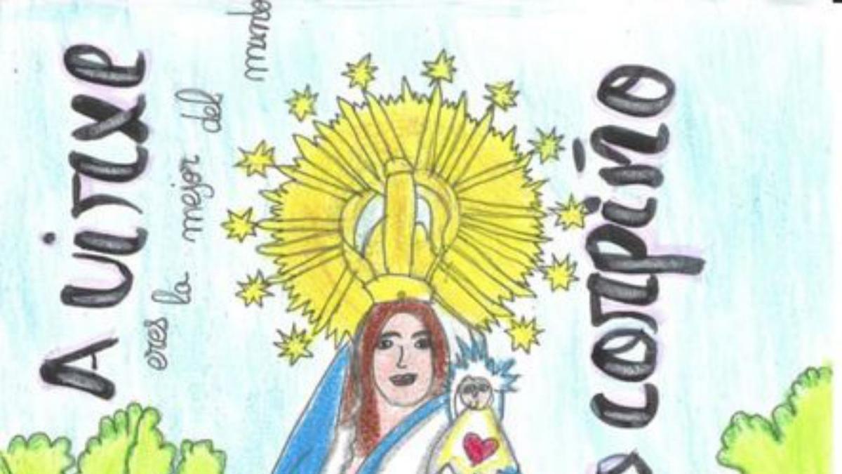 Sabela Moares y María Aragonés ganan el certamen de dibujo “Madre de O Corpiño”