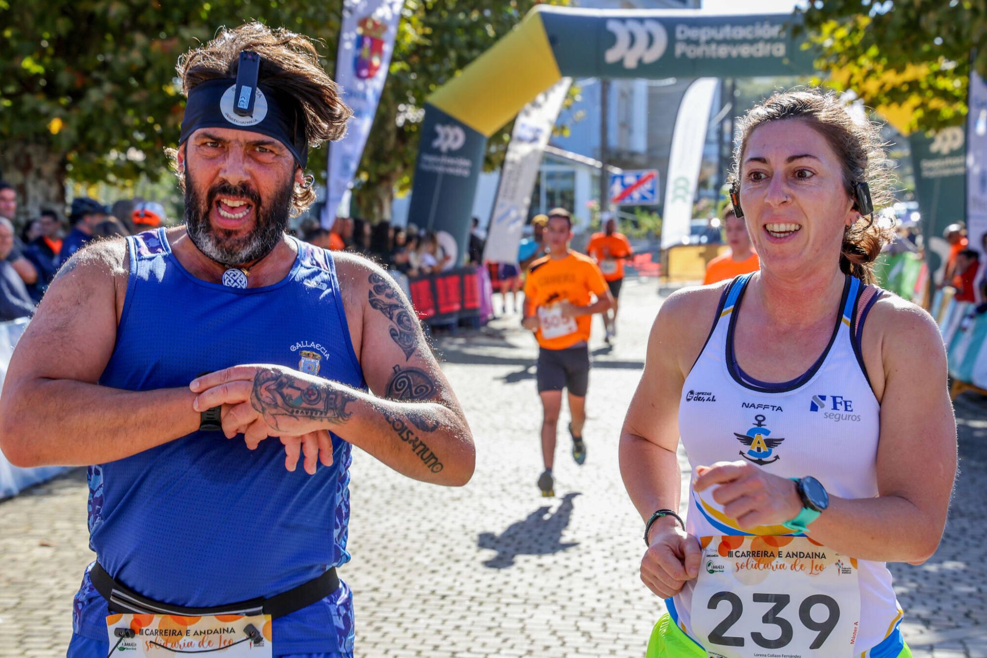 Andaina y carrera solidaria por niños como Leo Diz