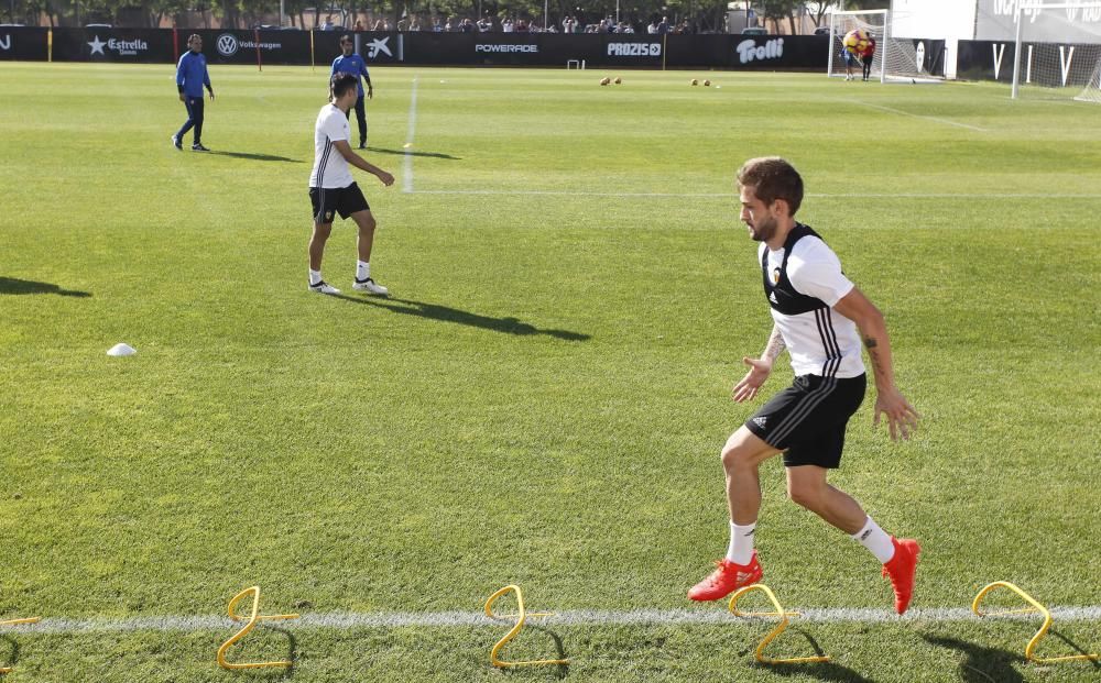 Las mejores imágenes del entrenamiento del Valencia CF