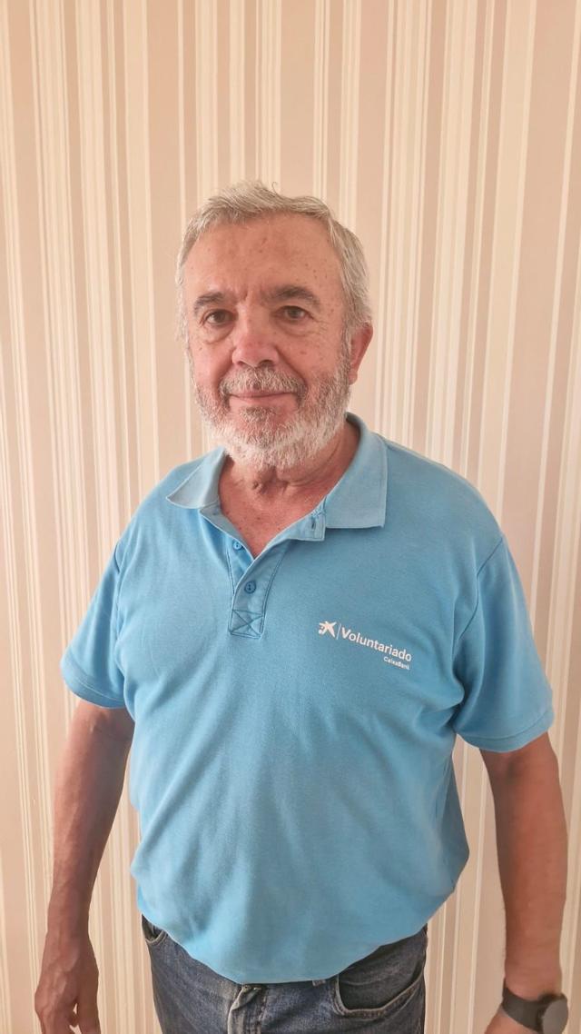 Manuel Calvo, voluntario de Bancosol