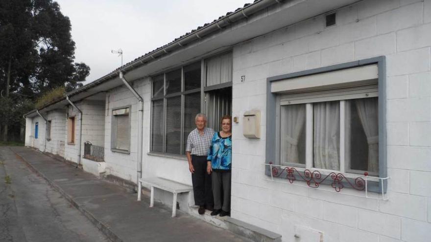 Ángel Pantiga y Virginia Fernández, en La Sabarriona.