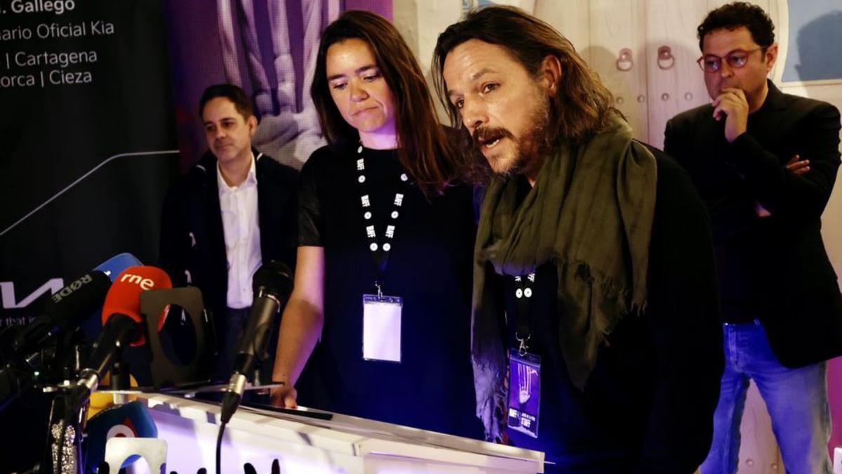Los directores del Ibaff durante la presentación la pasada edición