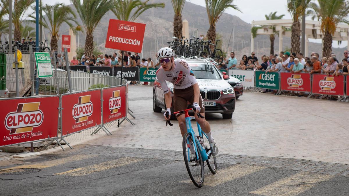 Vuelta a España en Cartagena, en una imagen de archivo
