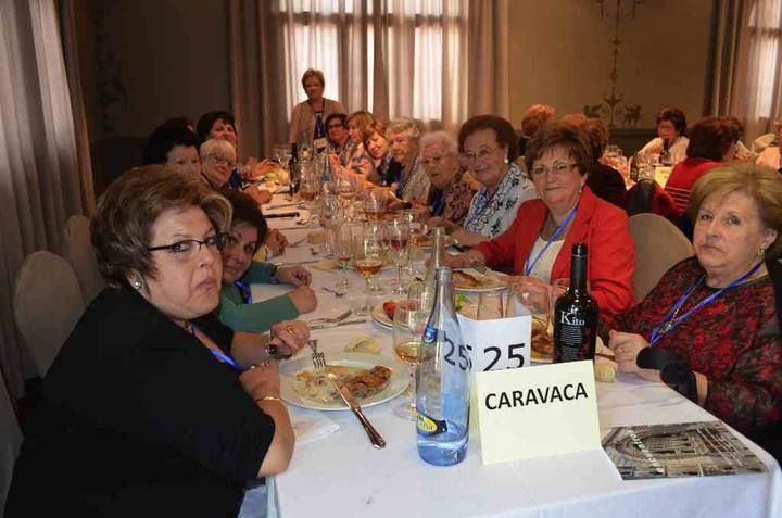 Almuerzo de la asociacion de viudas en Murcia