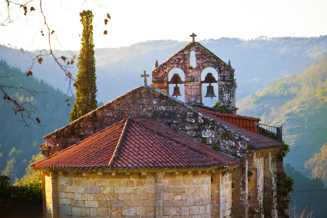 La Iglesia de San Martiño da Cova, en el municipio de O Saviñao