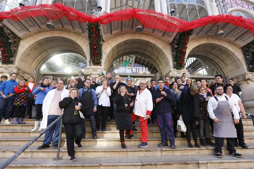 Protesta de los comerciantes del Mercado Central