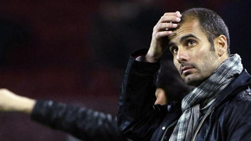 Pep Guardiola, entrenador del CF Barcelona.