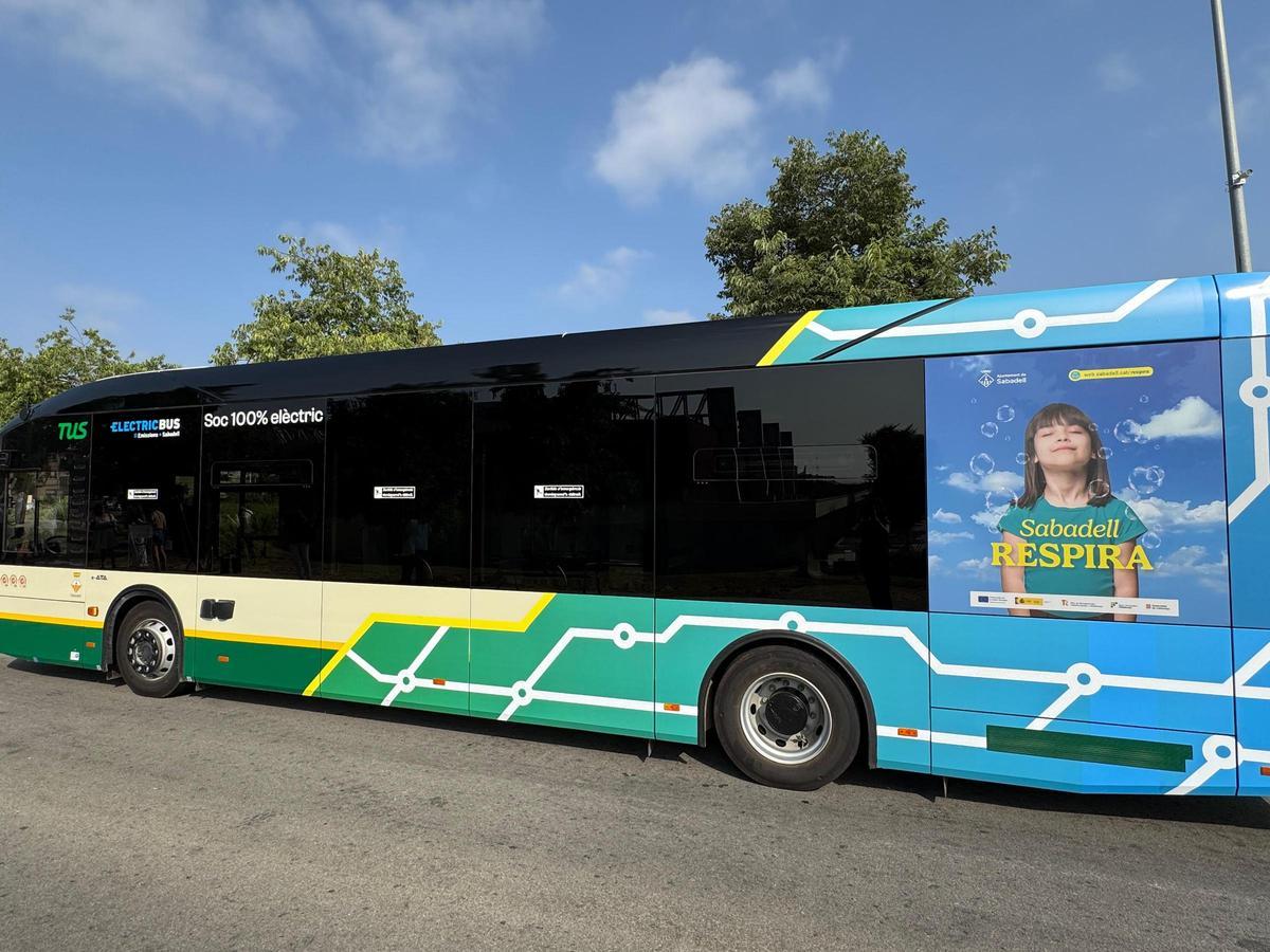 Nuevos autobuses eléctricos de Sabadell