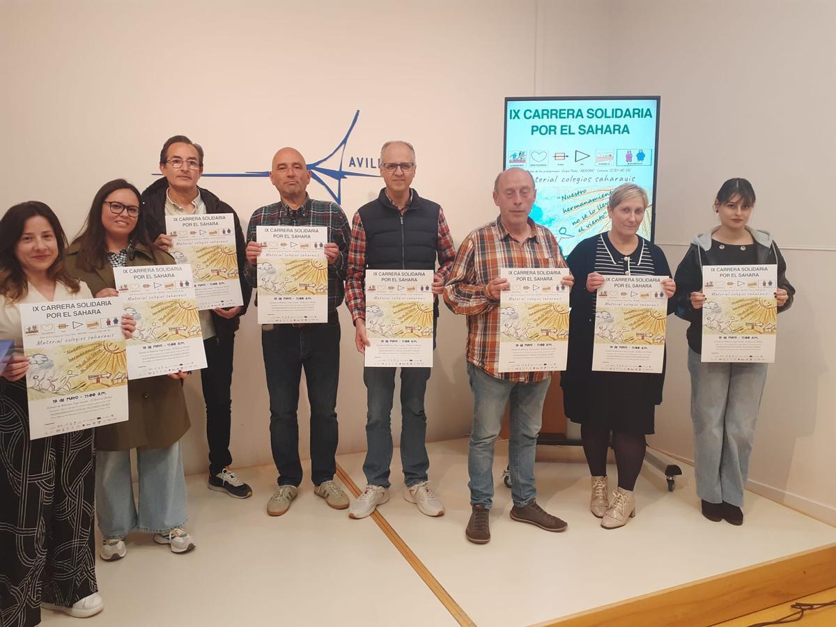 Presentación de la IX Carrera solidaria por el Sáhara.