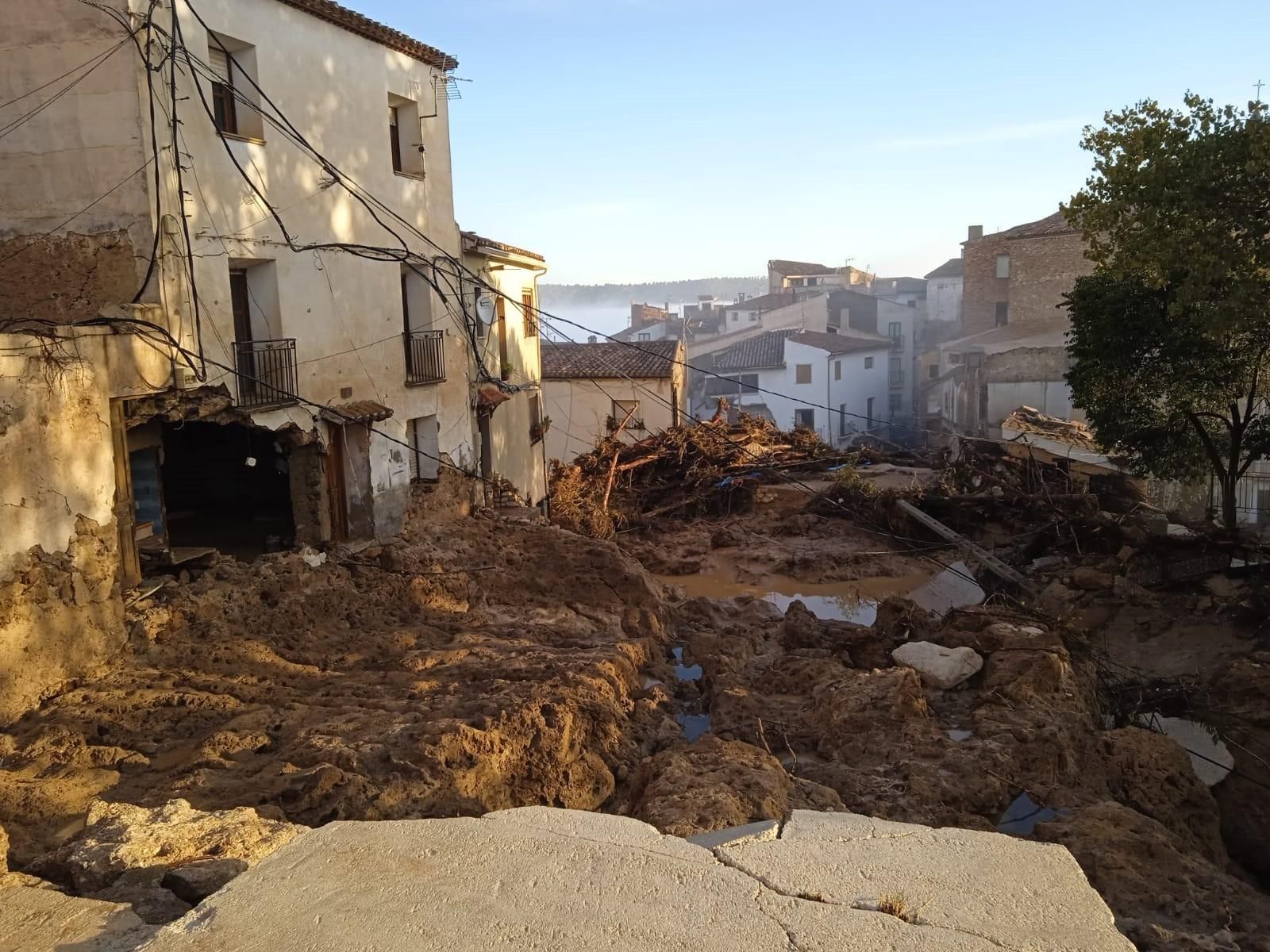 Letur tras el paso de la DANA que deja seis personas desaparecidas en el municipio por las inundaciones en Albacete