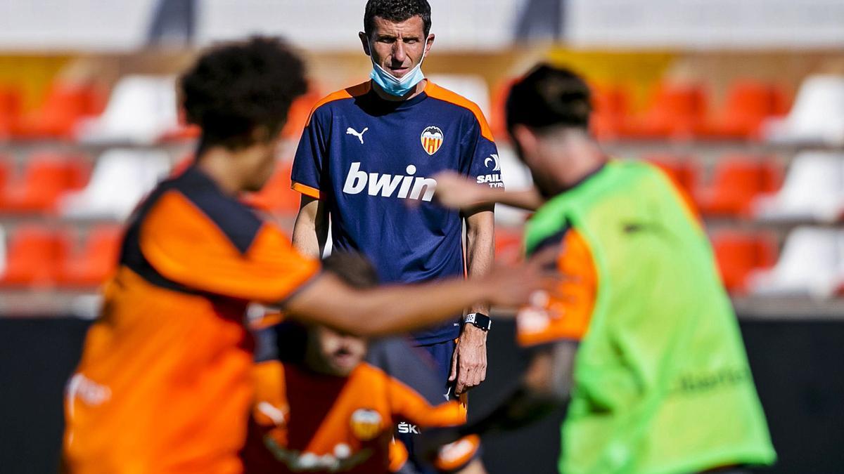 Javi Gracia
felicita a 
su equipo