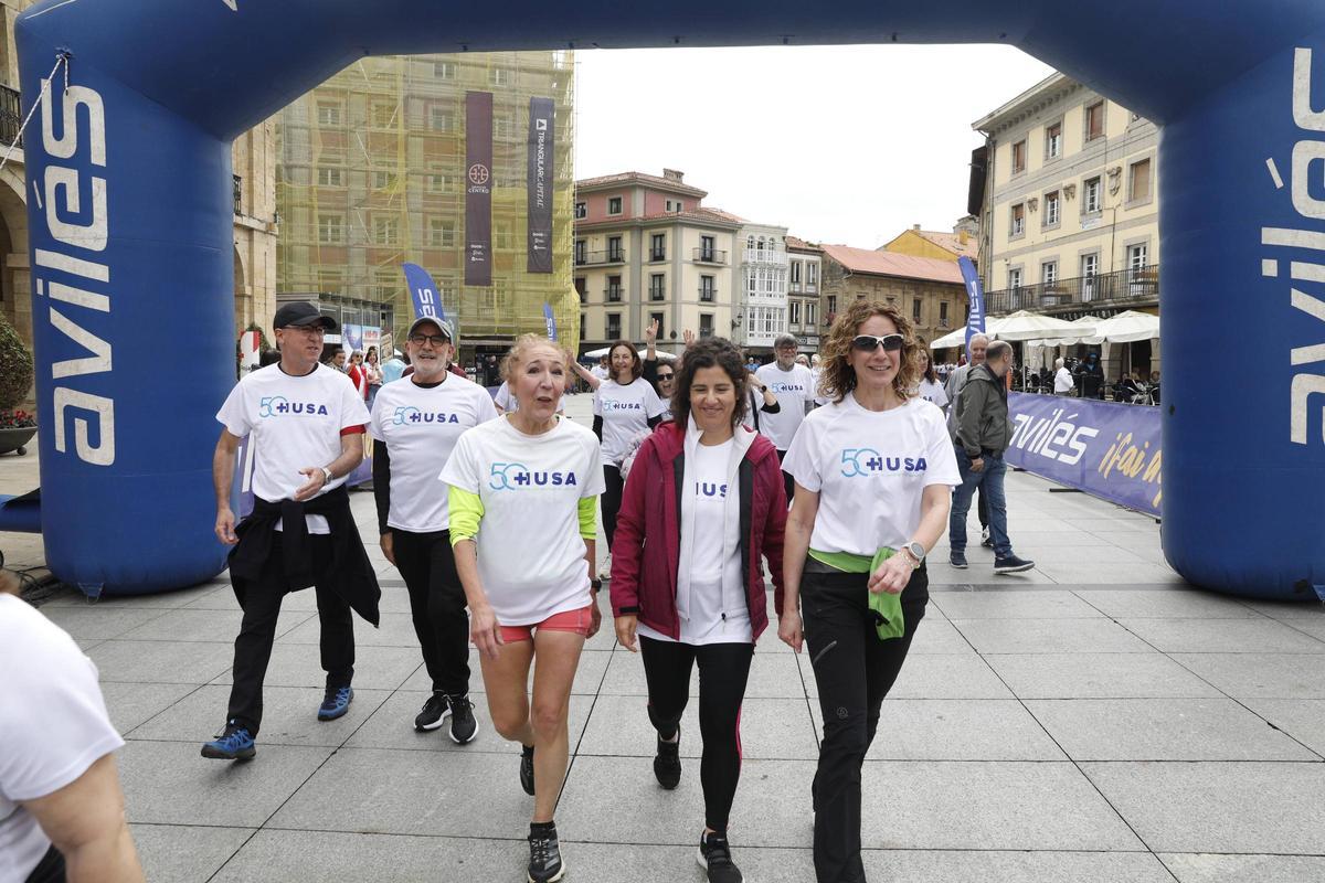 EN IMÁGENES: marcha conmemorativa del 50.º aniversario del HUSA, de Avilés EN IMÁGENES: marcha conmemorativa del 50.º aniversario del HUSA, de Avilés