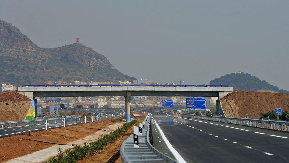 Autovía A-7 entre Sagunt y Almenara en una imagen de archivo