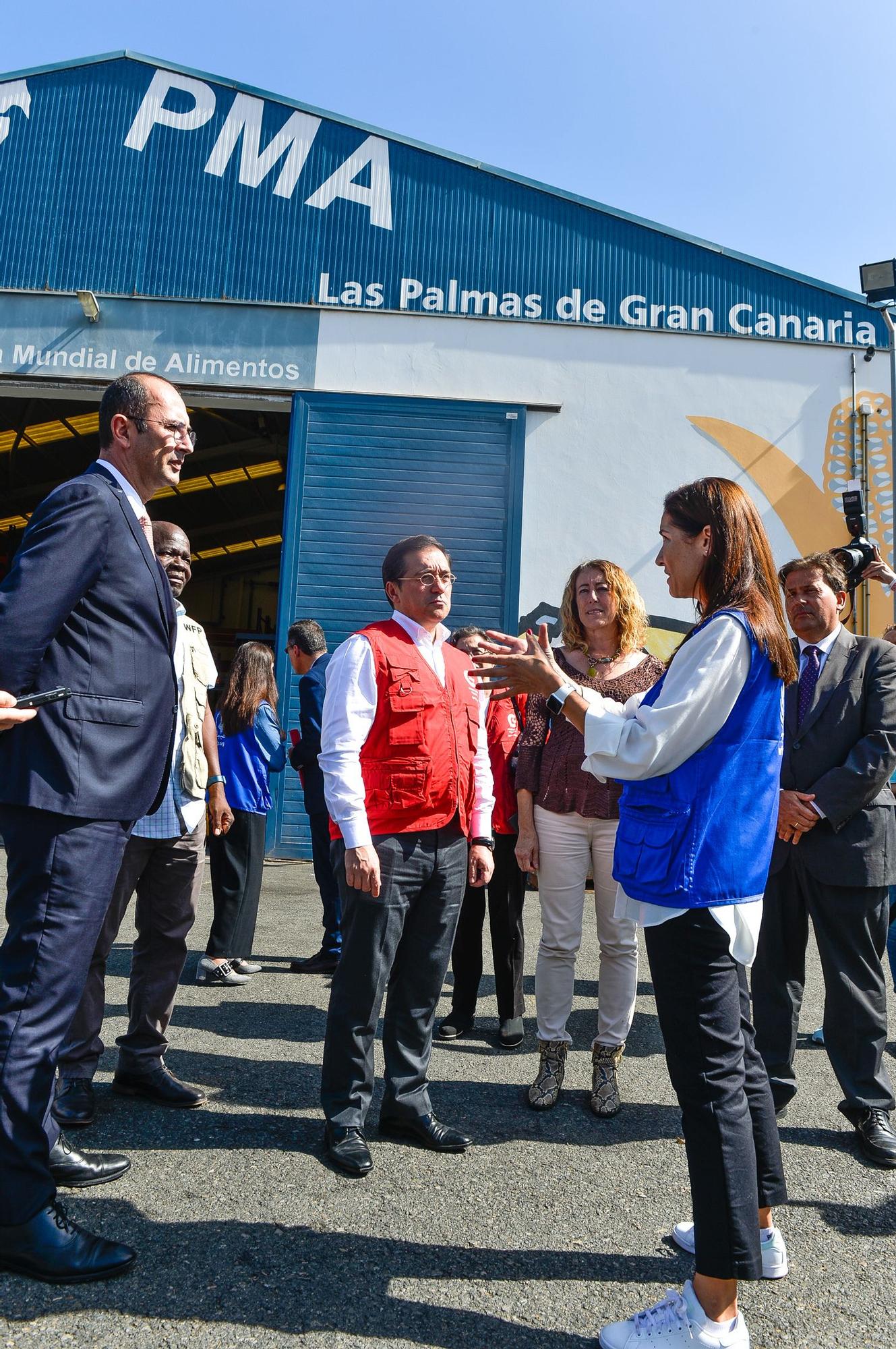 Visita de José Manuel Albares a la sede del Programa Mundial de Alimentos