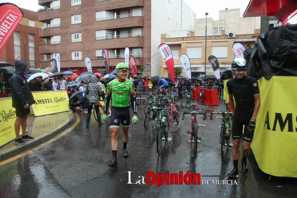 Salida de la Vuelta Ciclista a España desde Lorca