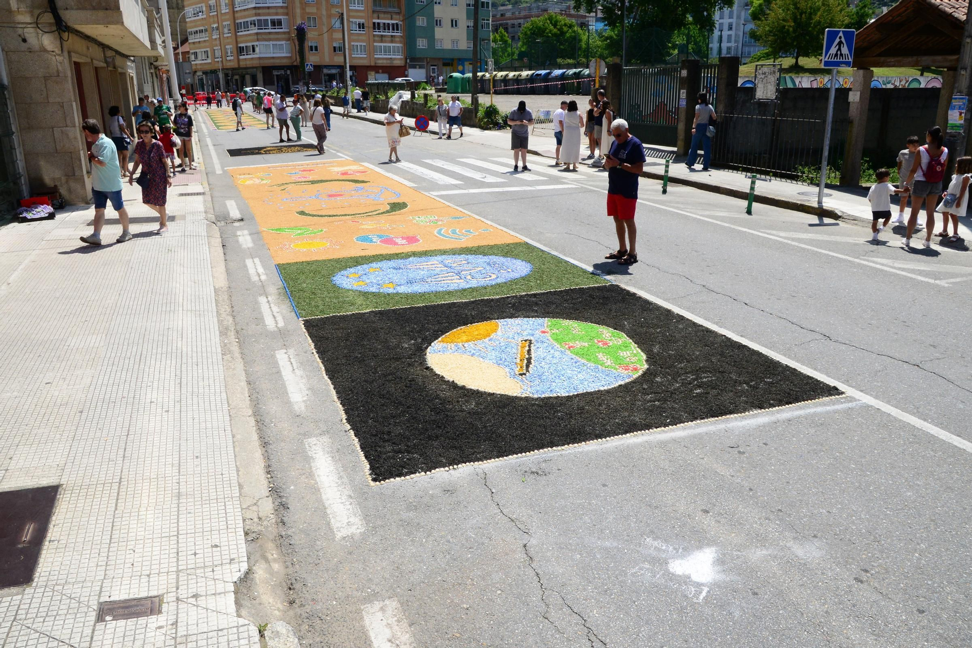 La fiesta de las alfombras florales del Corpus en Bueu (III)