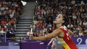 Bádminton individual femenino: Carolina Marín - Jenjira Stadelmann