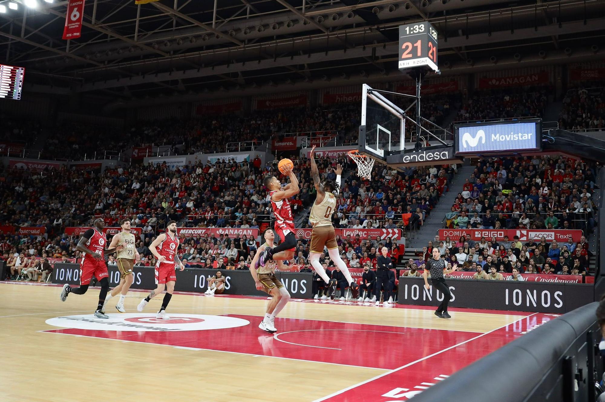 Así ha sido el partido entre el Casademont Zaragoza y el Girona