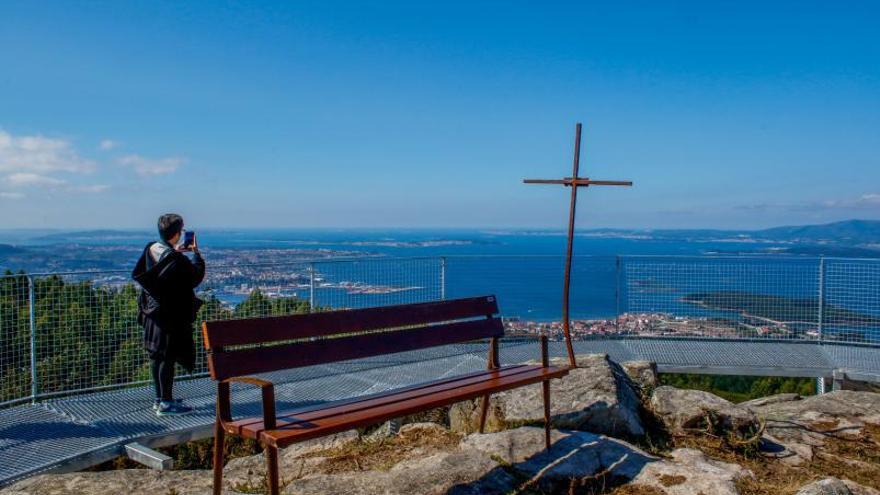 Mejoras para indicar el mirador de Monte Xiabre