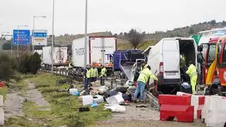 Varios heridos en una colisión múltiple en Zaratán (Valladolid)