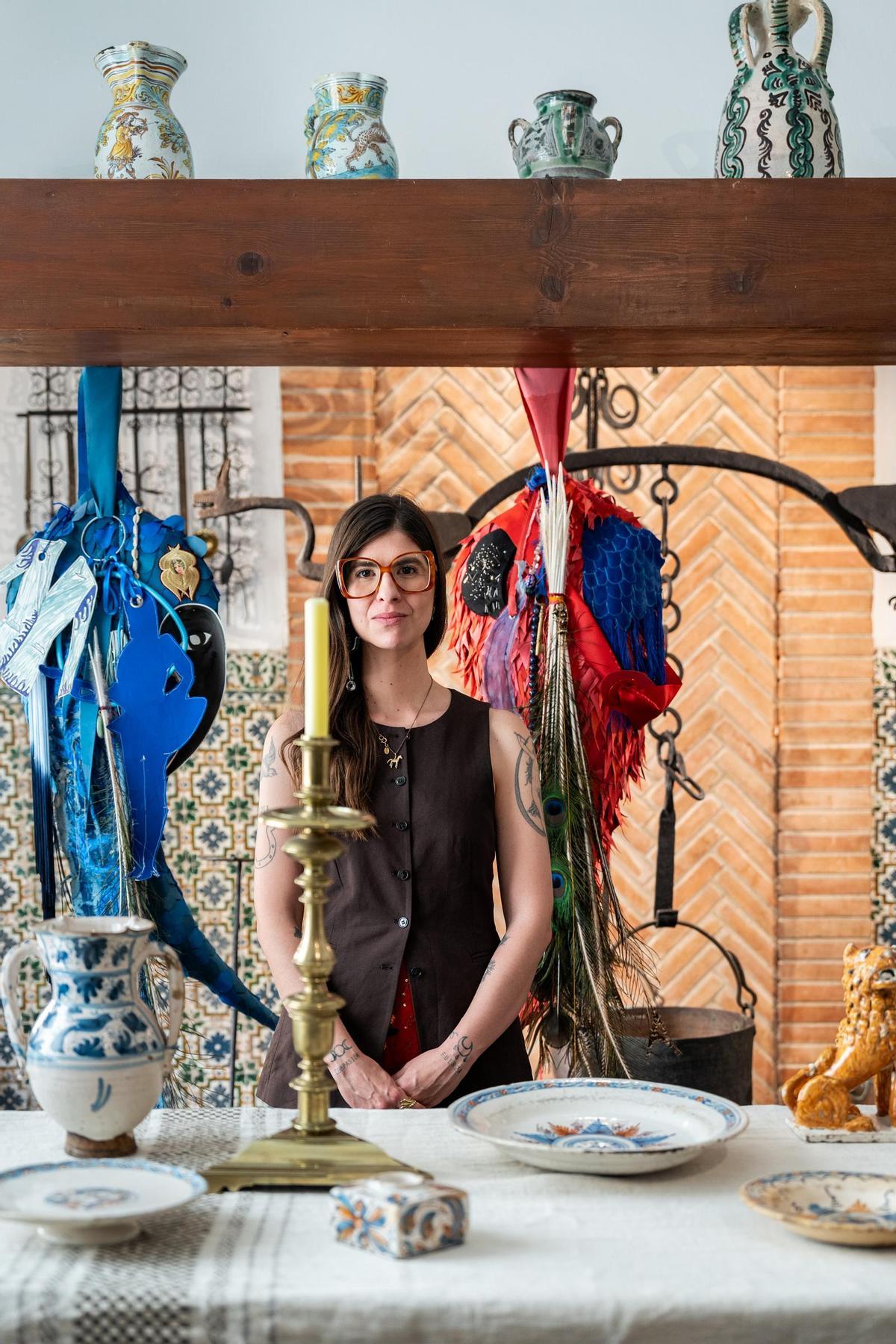 Gema Polanco, en el Museo Nacional de Artes Decorativas.