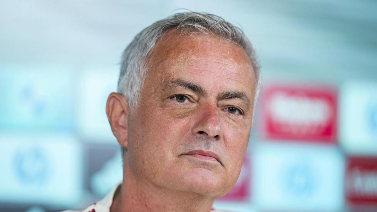 José Mourinho durante una rueda de prensa, en una imagen de archivo
